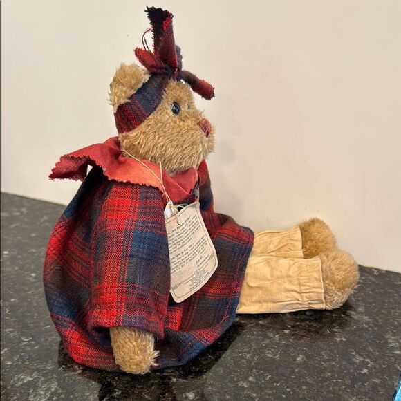 Boyd's Bears Clara 1997 The Artisan Collection 15” Plush Buffalo Plaid #911061 - Picture 6 of 9